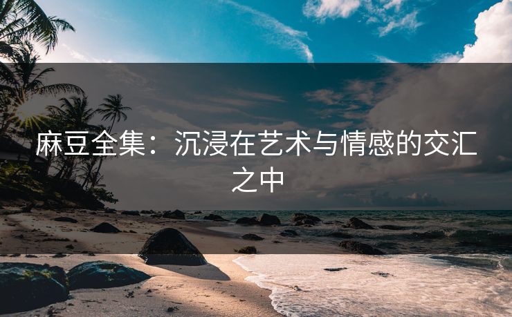 麻豆全集:沉浸在艺术与情感的交汇之中